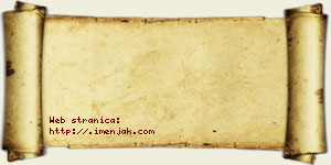 Jovana Josijević vizit kartica